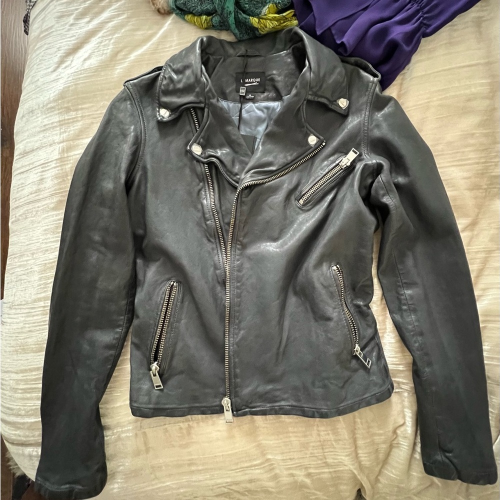 LaMarque washed Lamb Leather Jacket